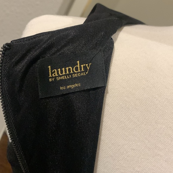 Laundry black ruched bodycon dress size XS/S - Picture 5 of 5